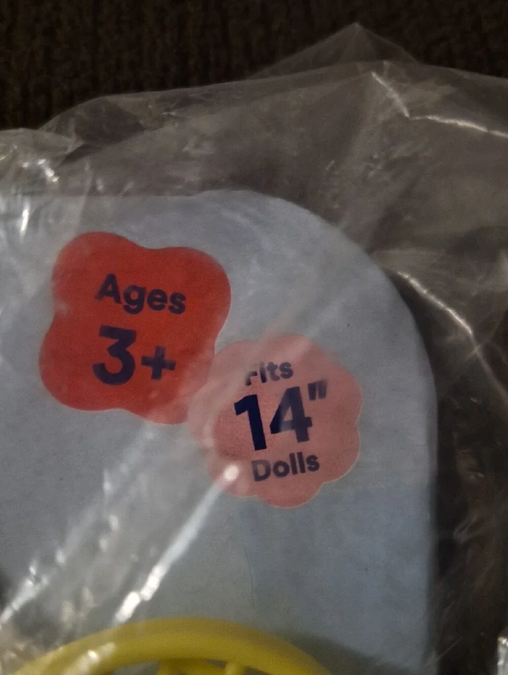 Kids Tennis Player Doll Outfit in White, Green & Yellow Doll 14